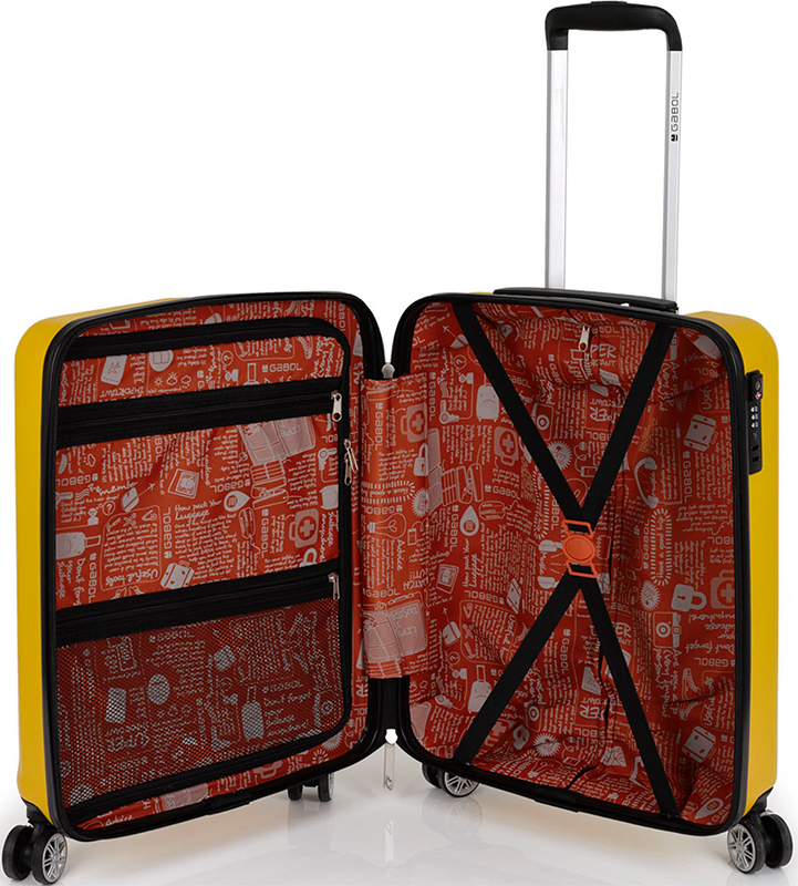 Srednji ABS kofer sa 4 točka Gabol Mondrian 116646-05 - dodatni pogled