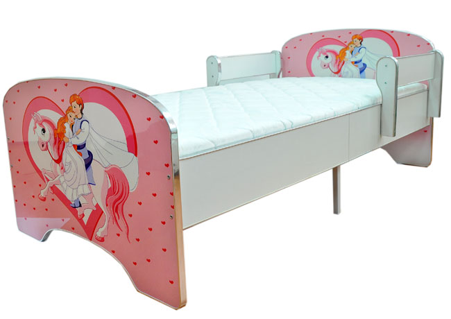 Dečiji krevet sa dušekom Pink Princess 804 - dodatni pogled
