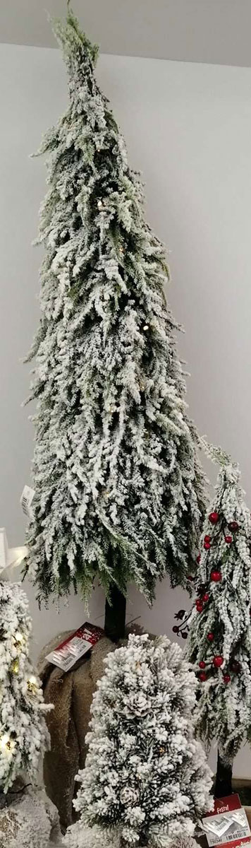 Deco Wood Novogodišnja Jelka, sa Snegom, u Saksiji Visine 130 cm - dodatni pogled