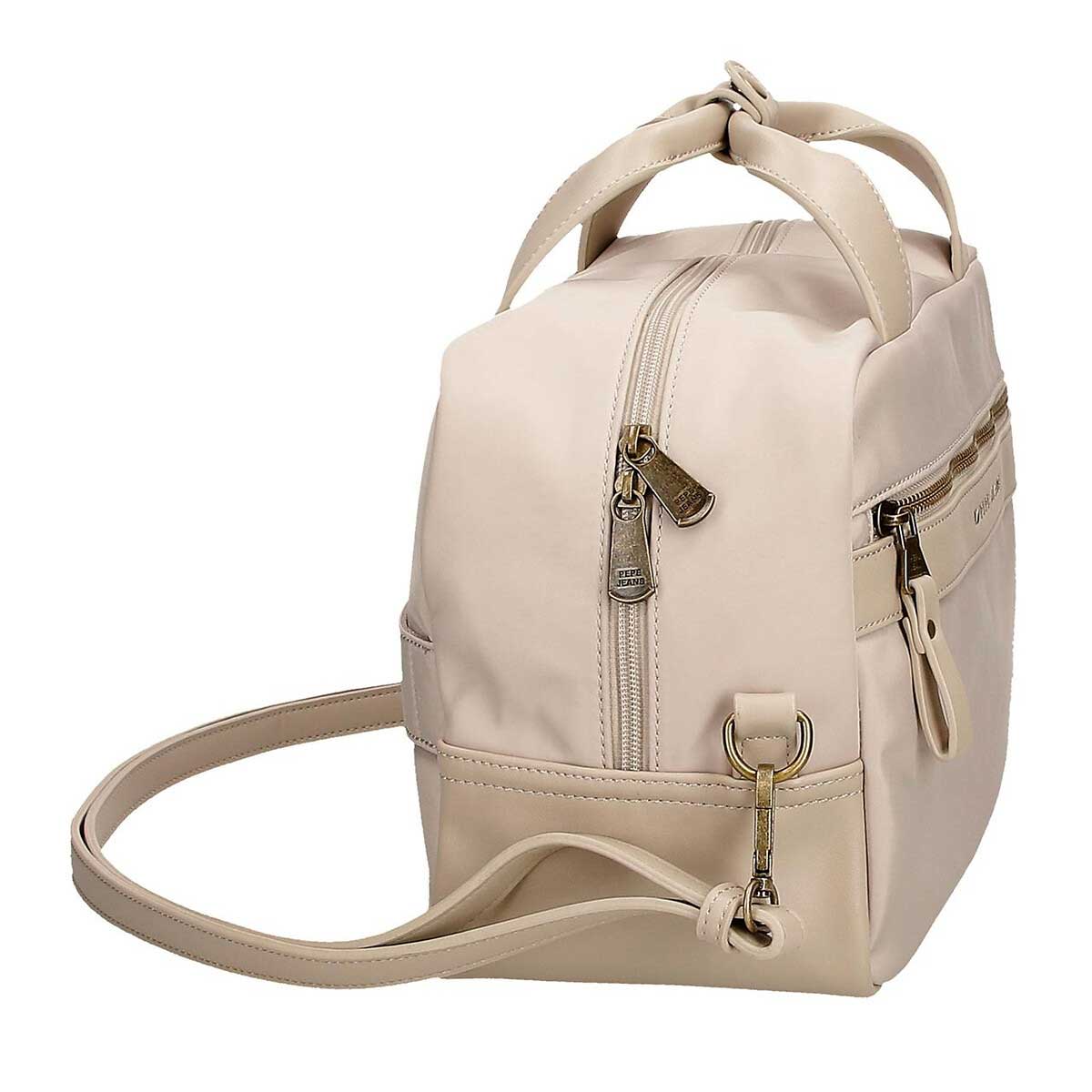 Ženska torba kozmetički neseser 2u1 Pepe Jeans Morgan beige 79247 - dodatni pogled