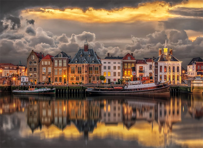 Clementoni Puzzle 1000 delova Dutch Dreamworld 39421 - dodatni pogled