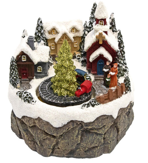 Novogodišnja svetleća LED diorama DRM5 - dodatni pogled