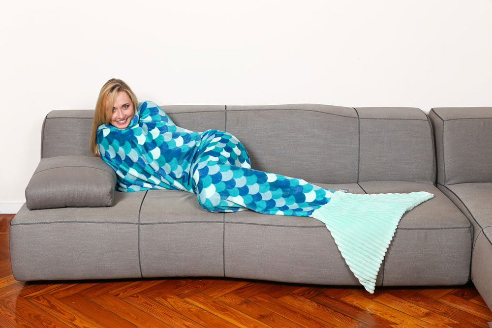 Kanguru sirena ćebe plava - dodatni pogled