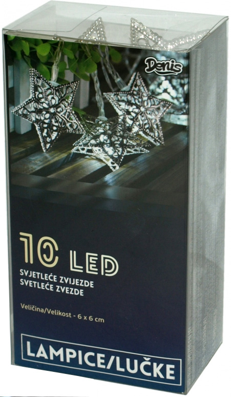 LED svetleće zvezde - 10 komada - dodatni pogled