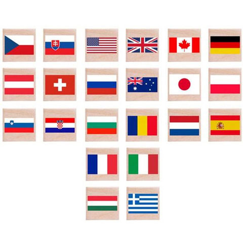 Woodyland Društvena igra Memorija - Zastave sveta 93058 - dodatni pogled
