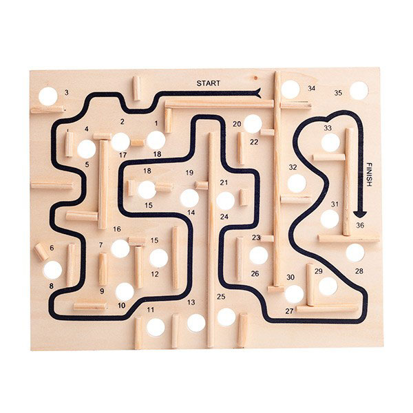 Woodyland igračka - Drveni lavirint sa kuglicama 90915 - dodatni pogled