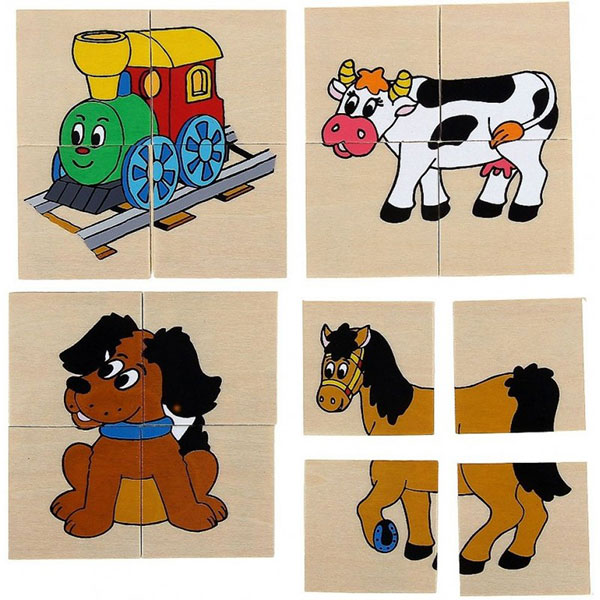 Woodyland igračka - Mini slagalica Lokomotiva Maša 93003 - dodatni pogled