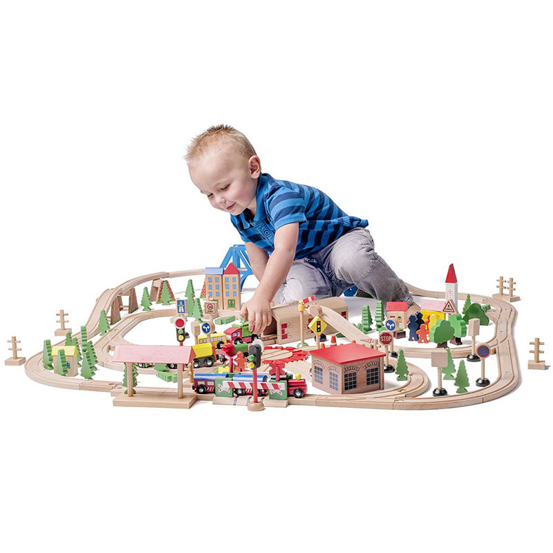 Woodyland Veliki drveni voz 170 delova 90578 - dodatni pogled