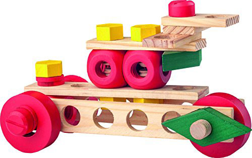 Woodyland Drveni građevinski set u kantici 100 delova 95001 - dodatni pogled