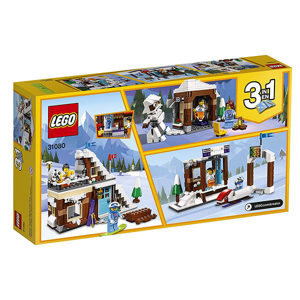 LEGO® Creator Kocke 3u1 - Kućica za zimski odmor 31080 - dodatni pogled