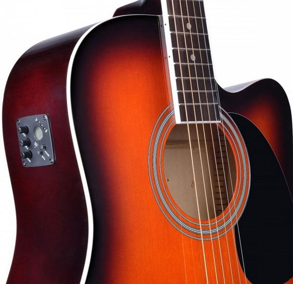 Ozvučena akustična gitara Soundsation Yellowstone DNCE SB - dodatni pogled