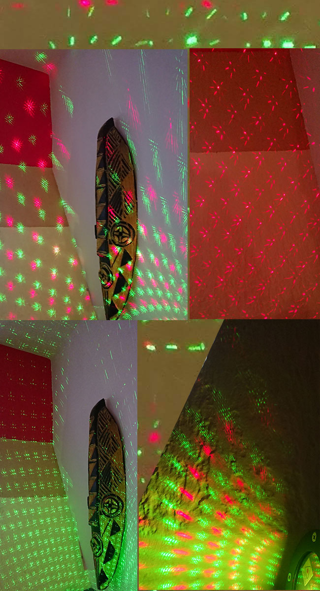 Party Laserski Projektor Za Spoljnu ili Unutrašnju Upotrebu Sa Daljinskim Upravlječem - Zvezdano Nebo - dodatni pogled