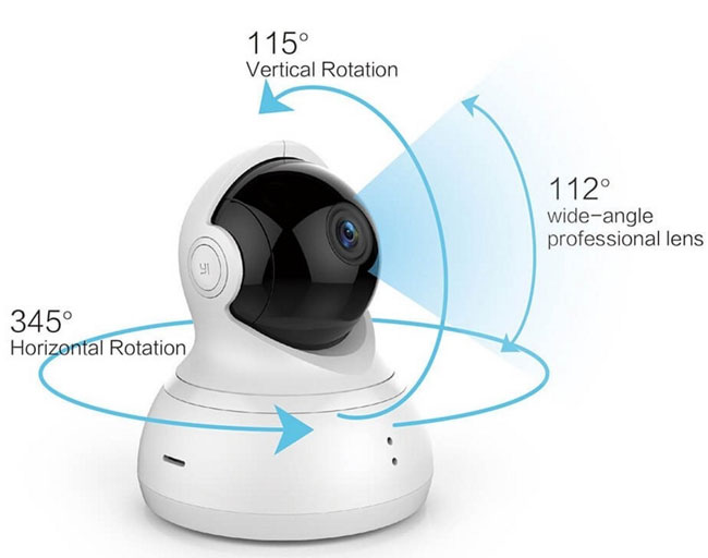 Bežična kamera za video nadzor preko telefona Yi Dome IP 93002 - dodatni pogled