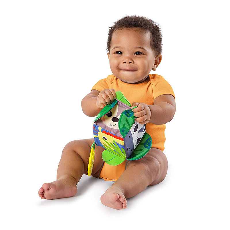 KIDS II Igračka MEKANA KOCKA Hide & Peek Block - dodatni pogled