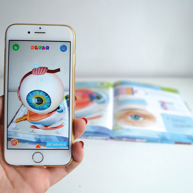 Enciklopedija Anatomija u uvećanoj stvarnosti Devar 4D knjiga - dodatni pogled