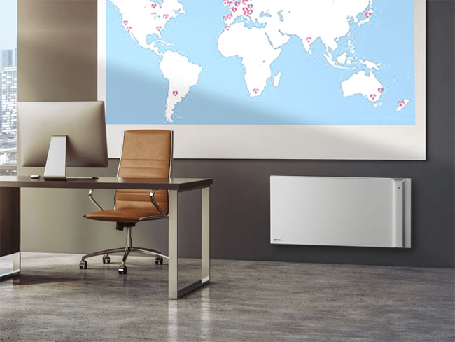 Zidni električni radijator sa dvostrukim sistemom grejanja Radialight Klima - dodatni pogled