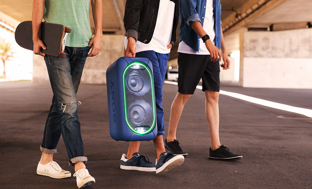 Sony GTK-XB60 Bluetooth Audio sistem velike snage EXTRA BASS sa ugrađenom baterijom Plavi - dodatni pogled