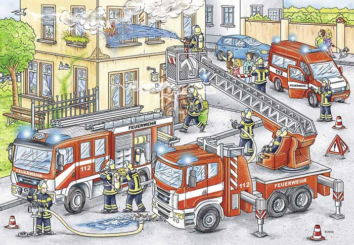 Ravensburger Puzzle 2x24 Hitne službe 07814 - dodatni pogled