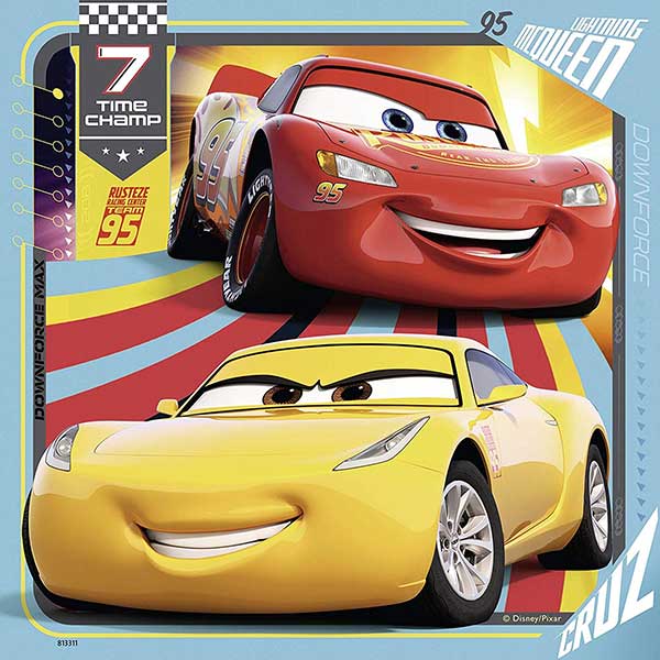 Ravensburger Puzle 3x49 Disney Cars 08015 - dodatni pogled
