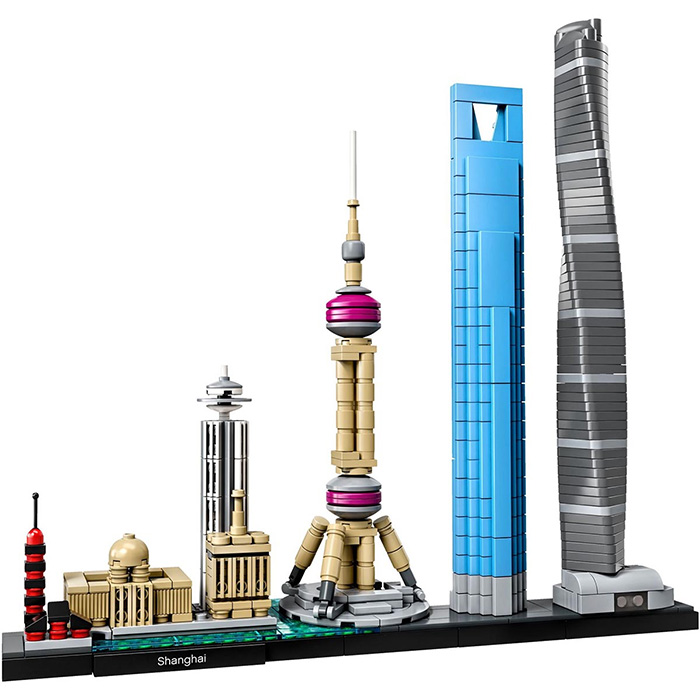 LEGO® kocke architecture - Shanghai 21039 - dodatni pogled