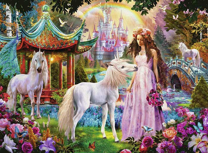 Glitter Puzzle 100 delova - U bajci Ravensburger 13617 - dodatni pogled