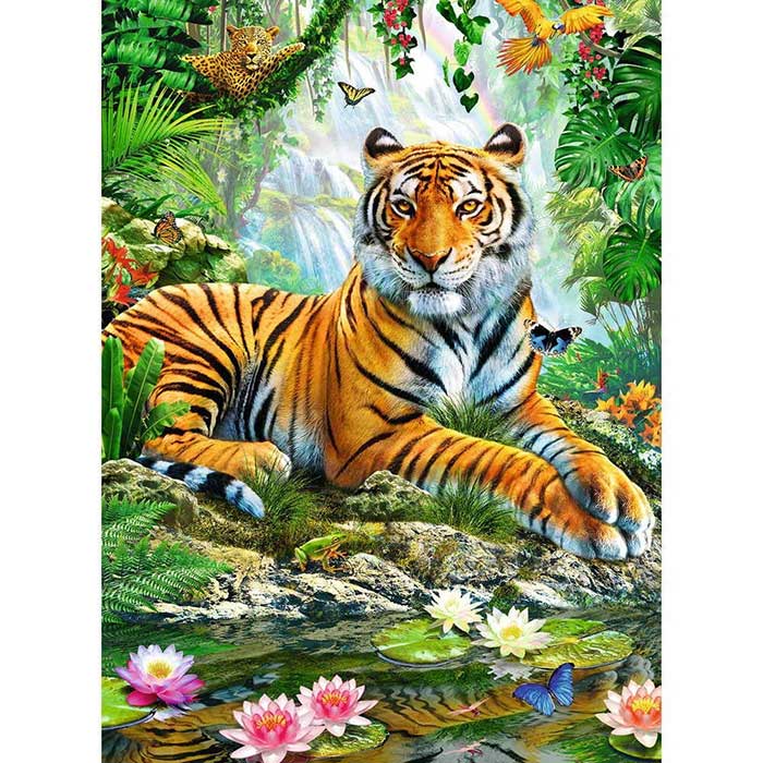 Puzle Ravensburger - Tigar odmara 14742 - dodatni pogled