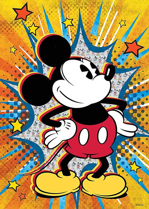Puzle Ravensburger 1000 delova - Disney Retro Mickey 12000472 - dodatni pogled