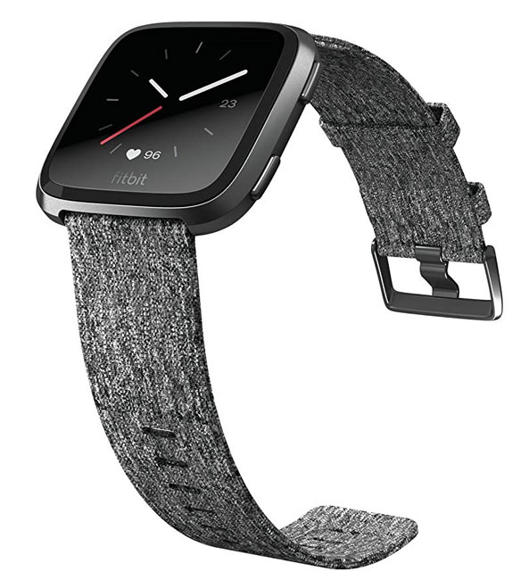 Pametni sat Activity Tracker Fitbit Versa Charcoal Woven Special Edition - dodatni pogled