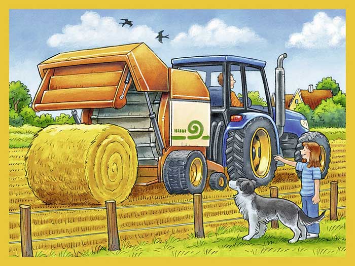 Kocke - slagalica Poljoprivredne mašine - Ravensburger 07432 - dodatni pogled