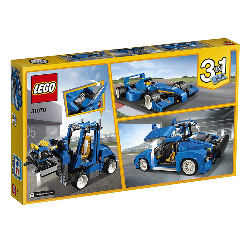 LEGO® Creator Kocke 3u1 - Turbo Track Racer 31070 - dodatni pogled