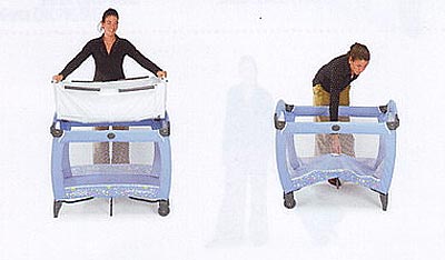 Graco Prenosivi Krevetić Countur Elektra Deluxe G9D97 Grazia - dodatni pogled