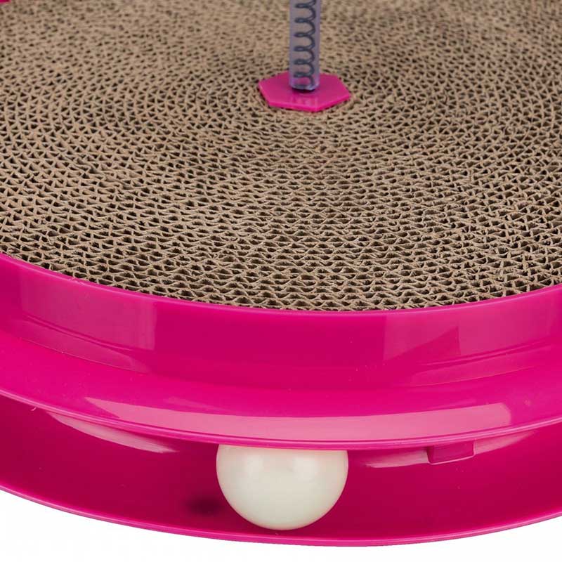 TRIXIE Igračka za mačku - grebalica sa lopticama SCRATCH AND CATCH - dodatni pogled