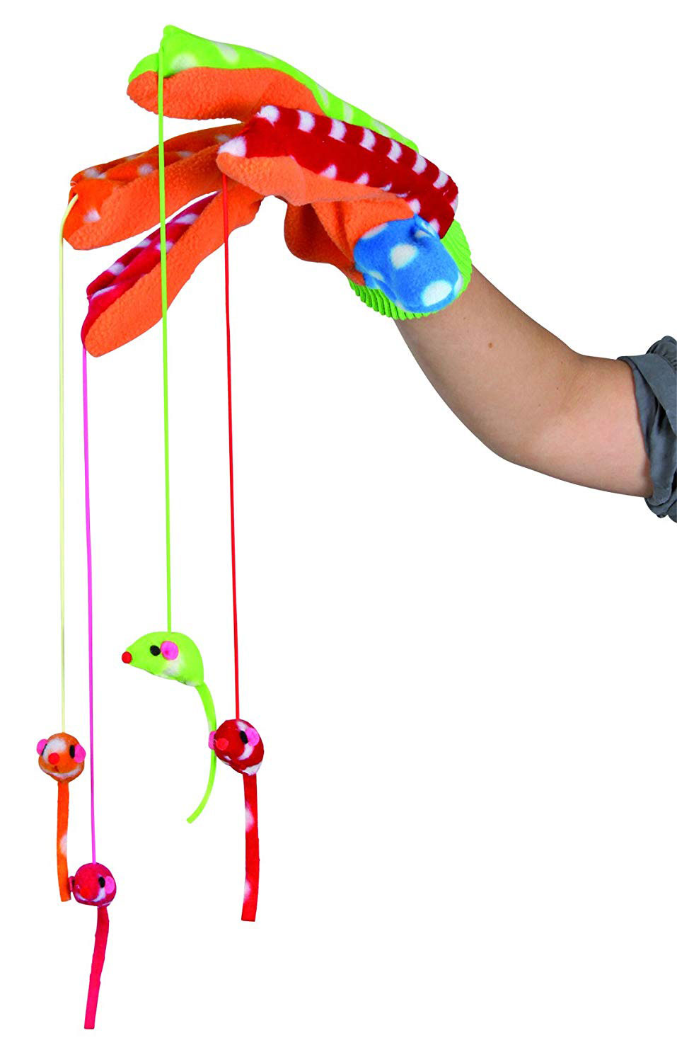 TRIXIE Igračka za mačke RUKAVICA SA MIŠEVIMA - dodatni pogled