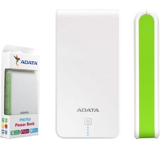 AData PowerBank Eksterna baterija 16.750 mAh AP16750-5V-CWHGN - dodatni pogled