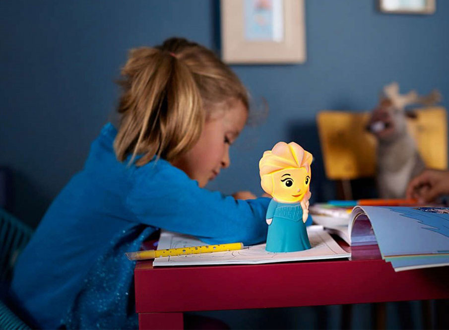 Philips dečija stona svetiljka Softpal Frozen plava - dodatni pogled