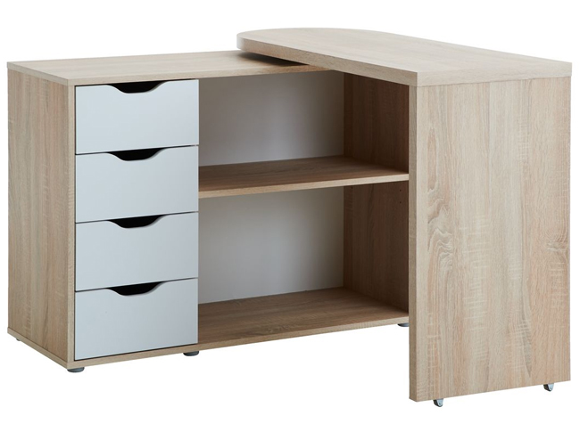 Radni sto sa pokretnim delom Langer - dodatni pogled