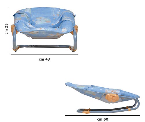 PrimiSogni Ležaljka Swing 014.102_NuvolaRosa - dodatni pogled