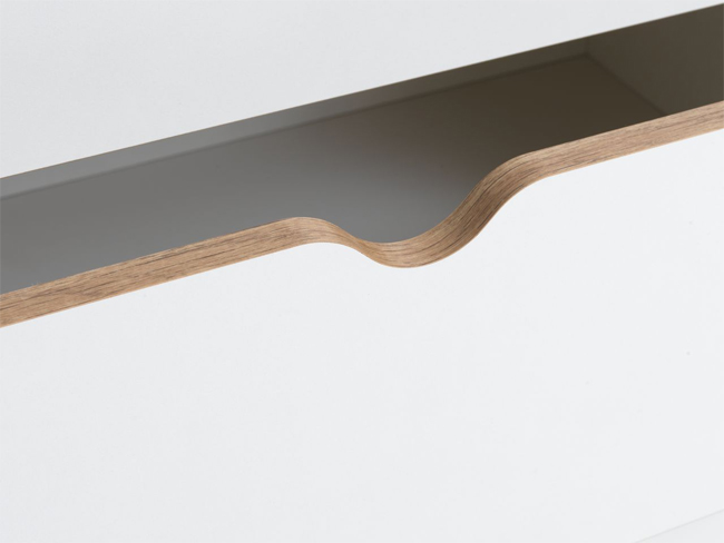 Komoda Maurice-W 5 fioka Uska - dodatni pogled