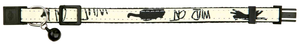 TRIXIE Ogrlica za mačke - fosforescentna - CRNO-BELA - dodatni pogled