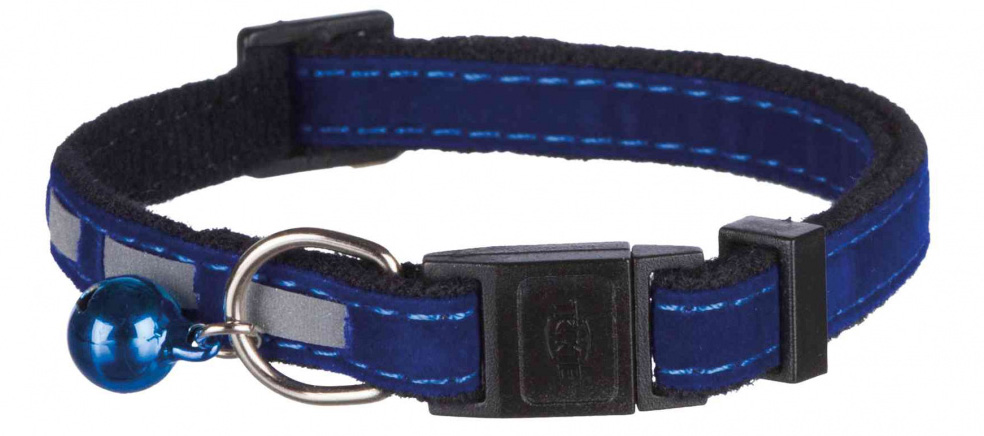 TRIXIE Ogrlica za mačke reflektujuća SAFER LIFE od somota  - dodatni pogled