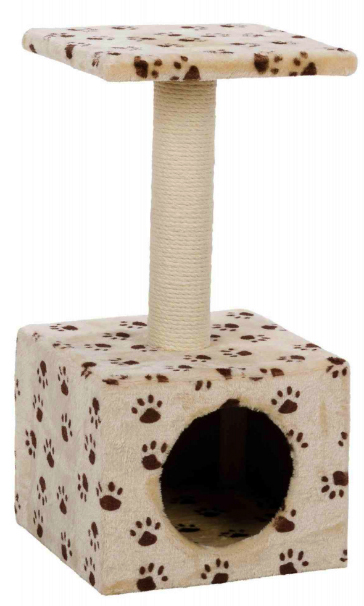 TRIXIE Grebalica za mačke sa stubom i pećinom ZAMORA stojeća - sa šapicama - dodatni pogled