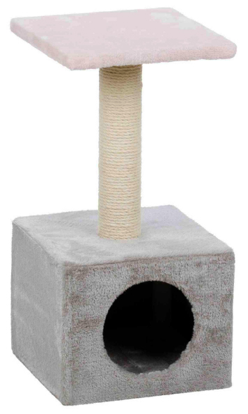 TRIXIE Grebalica za mačke sa stubom i pećinom ZAMORA stojeća - siva - dodatni pogled