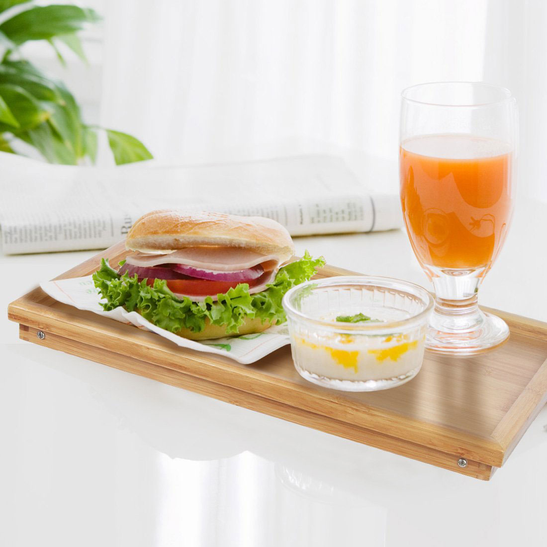 Poslužavnik Za Krevet, Postolje Za Laptop Od Bambusa - dodatni pogled