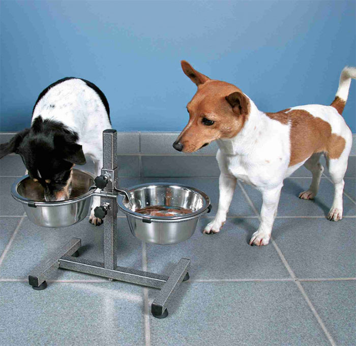 Stalak sa dve posude za hranjenje pasa H50cm Trixie 24922 - dodatni pogled