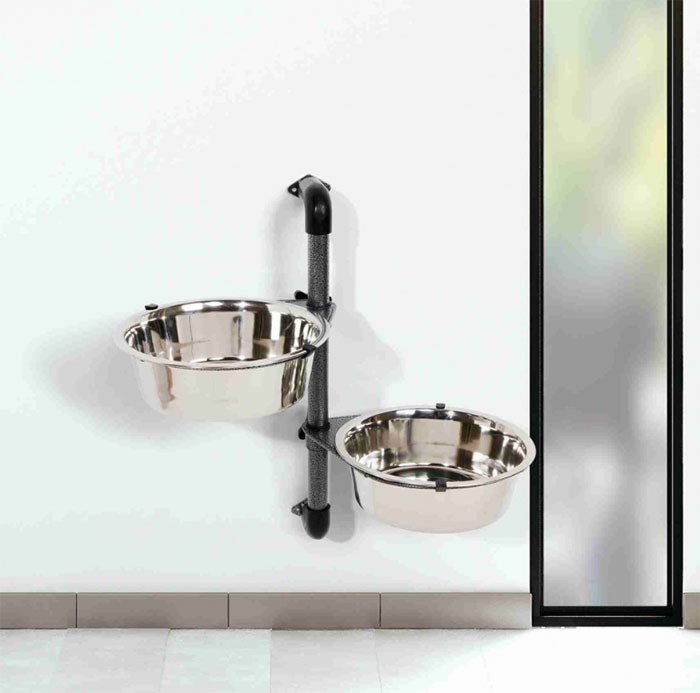 Nosač za zid sa posudama za hranjenje psa Trixie 25005 - dodatni pogled