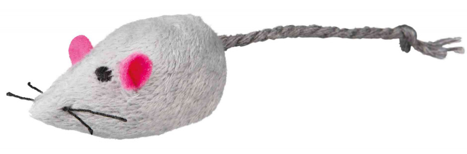 TRIXIE Igračka za mačke PLIŠANI MIŠ 2kom. sa zvoncetom - dodatni pogled