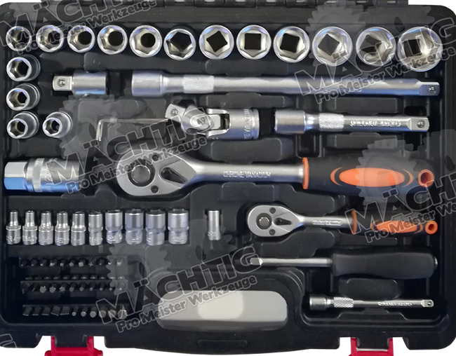 Garnitura nasadnih ključeva i bitova odvijača Machtig UNC-072 - dodatni pogled