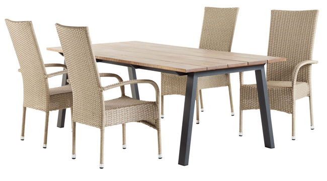 Baštenska garnitura Ospal - dodatni pogled