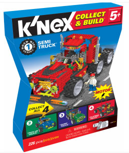Knex Semi Truck - vozilo sa motorom iz serije Roads Rigs KN11910 - dodatni pogled