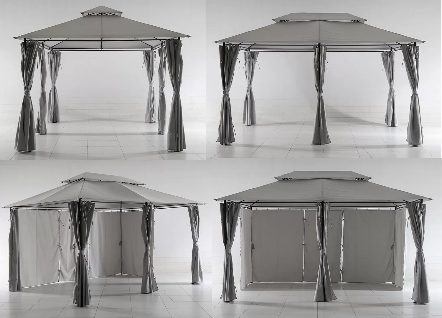 Gazebo Sa Zavesama - 3x4 m Bagheria Belize
